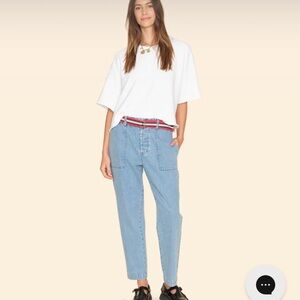 New w Tag: Xirena Mercer Denim Pant. Size Large